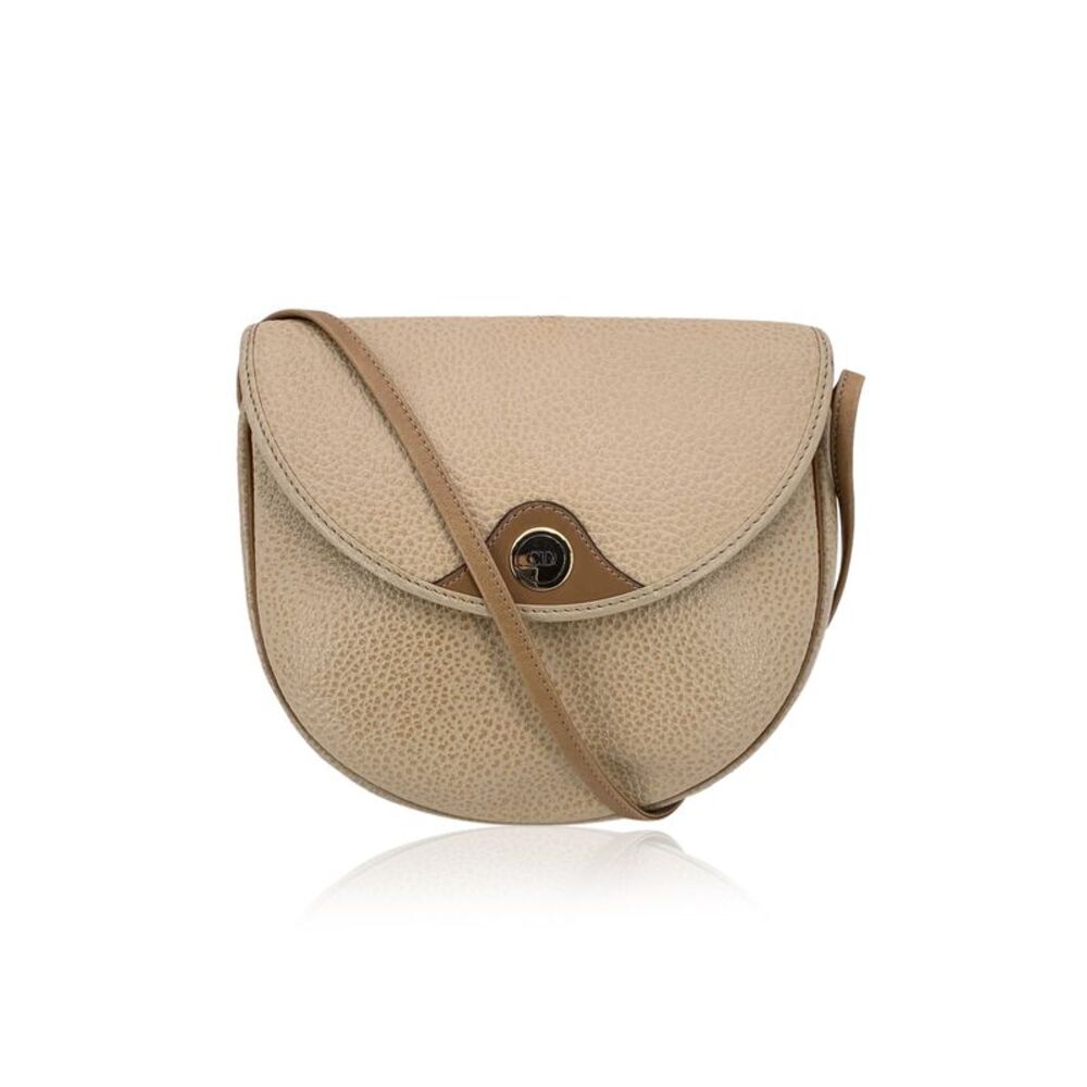 Dior Vintage Leather Crossbody Bag Flap Bag